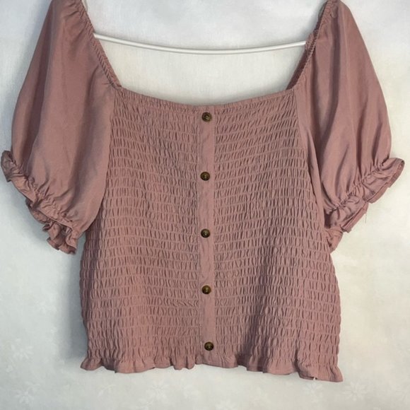 No Boundaries peach crop top womens 2XL(2XG) - Picture 1 of 6